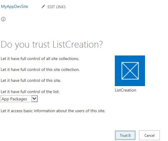 ListCreation in SharePoint